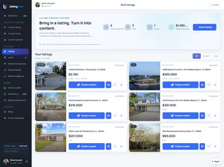 Consistent branded listing post